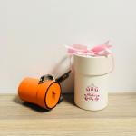 Cardboard Kraft Paper Tube Packaging , Cylinder Round Paper Tube Box