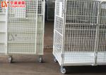Warehouse Q235 Mesh Wire Cage Metal Steel Pallet Box for Storage