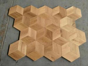 China Oak Hexagonal Parquet Flooring, Oak Hexagon Engineered Wood Flooring, Elegant Designs factory