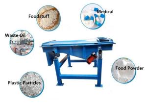 China ISO Carbon Steel Rotary Vibrating Screen , Metal Powder Sieving Machine factory