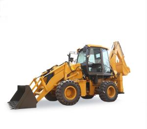 China 75kw Front Discharge 2500 kg Hydraulic Backhoe Loader factory