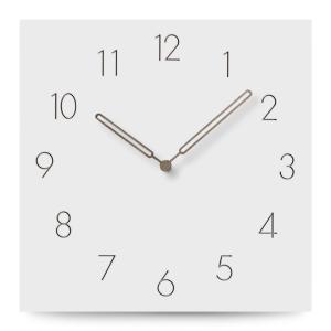 China Arabic Numerals Silent Quartz Wall Art Clock White Square Large Vintage Style Wall Clocks factory