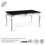 Luxurious Hand Craft In Gold Leaf Finish Dark Wood Console Table For Living Room