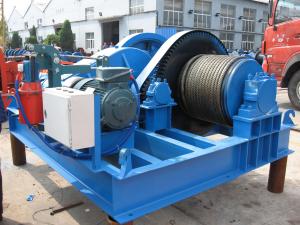 China 5 Tons Fast Speed Electric Wire Rope Winch For Pulling Goods factory