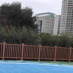 China Fire Retardant WPC Hand Railing Design Eco Friendly Modern And Stylish factory