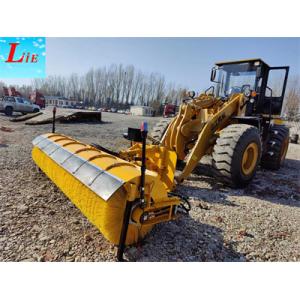 China China wheel loader snow Sweeper & wheel loader road Cleaner machine on sale