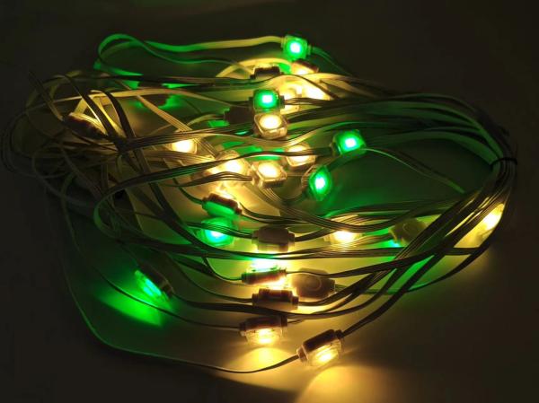 25mm rgb rgbw permanent christmas track light home eave trim ip67 outdoor led