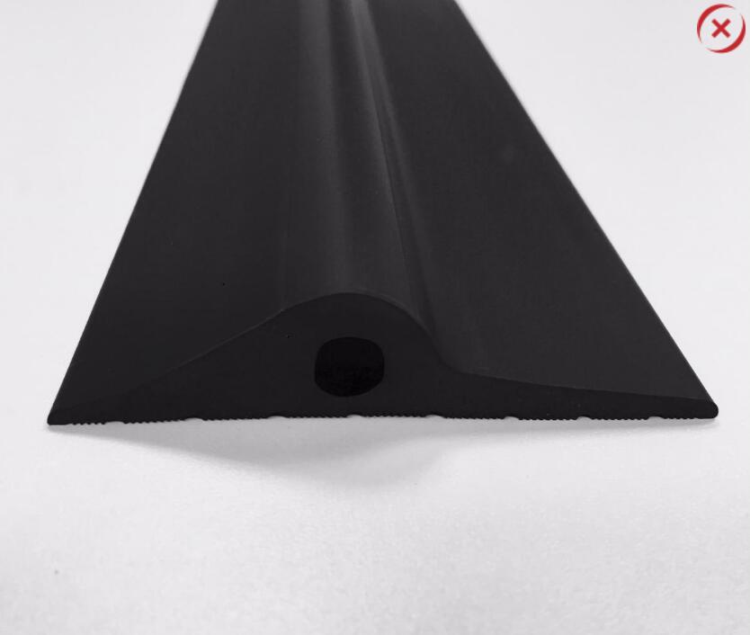 Garage Door Dual Conductive Round Rubber Bottom Bumper Seal Strip Many Sizes in Catalog
