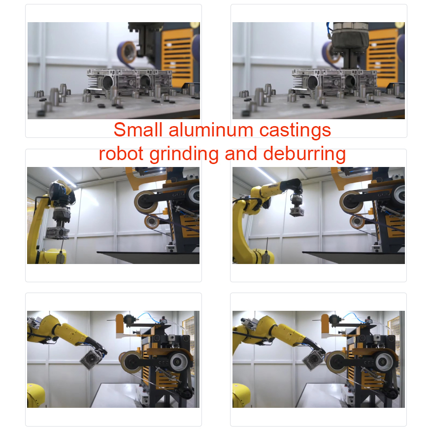 Reduce Secondary Processing Robot Grinding Machine For Metal Casting Labor Saving