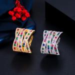 Zirconia Classic CZ Zircon Ring Tennis High Quality Ring CZ Gold Ring Wedding