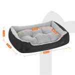 Animal Friendly Dog Bed Cushion 90x70x21 Cm External Dimensions