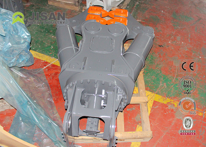 Excavator Attachment Equipment Hydraulic Double Cylinder Shears For Metal