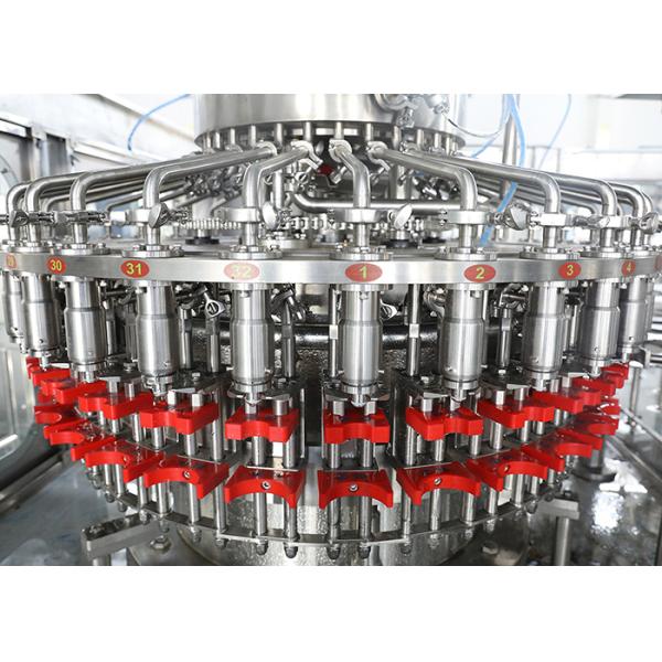 Monoblock Engery Drink Hot Liquid Fill Bottling Machine PLC Control