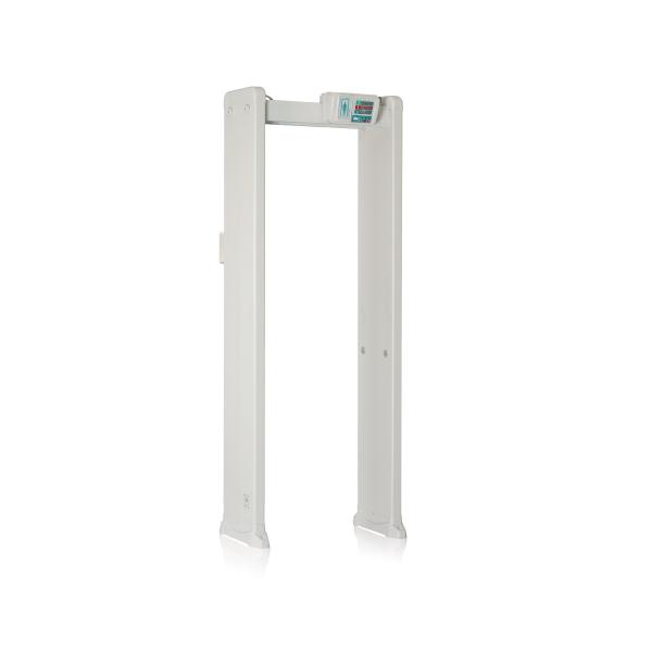 China 300 Series Single Zone Walk-through Metal Detector with Infrared Human Body Temperature Measurement factory