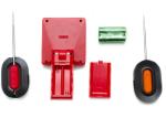 Food Grade Bluetooth Grill Thermometer , Bluetooth Cooking Thermometer Red /