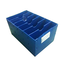 Green Corrugated Plastic Turnover Box Correx Packaging Boxes