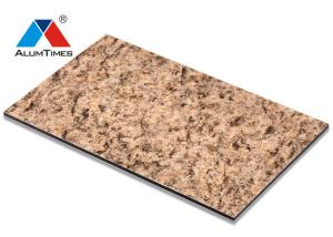 China Stone Look Aluminum Composite Panel , Decorative Aluminium Exterior Wall Panels factory