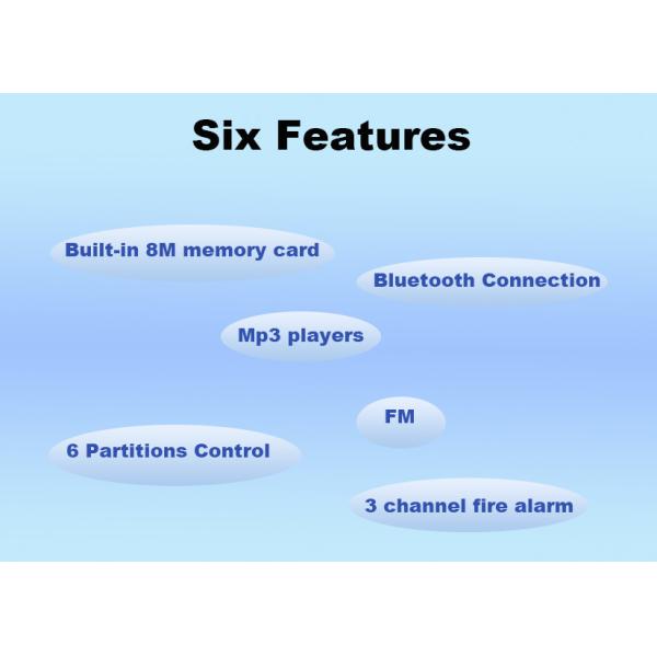 480W Mixing Amplifier Bluetooth Mp3 FM 6 Zones Mixer Amplifier for Industrial and Commercial Application