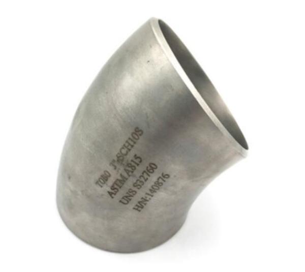 304 Stainless Steel Butt Weld Pipe Fittings 45 Degree Steel Pipe Elbow SUS630