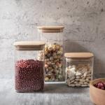 Lead Free 650ml Borosilicate Wide Mouth Food Jar