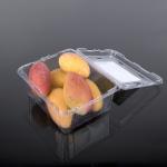 Clear 19.5*16*9cm Disposable Plastic Fruit Containers