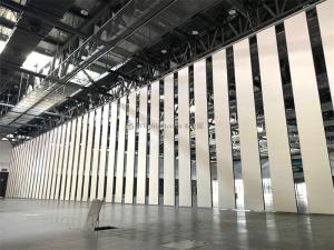 China Aluminum Frame Banquet Hall Partition Wall 80mm Thickness High Durability factory