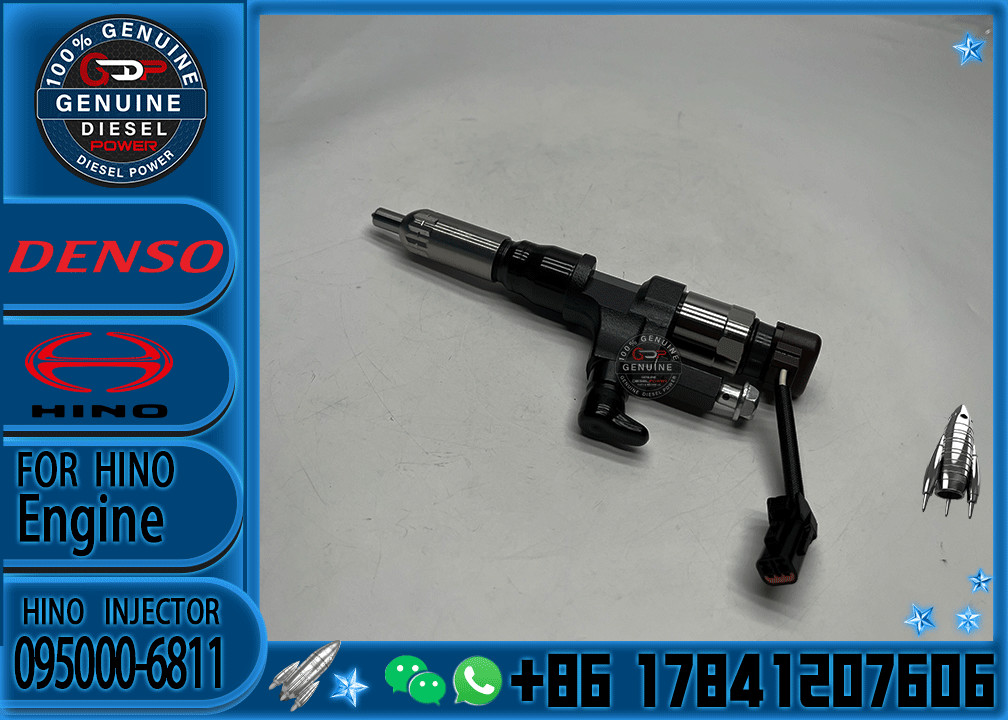 Diesel Common Rail Injector 095000-6602 095000-6753 095000-6811 For H-INO J08C J08E 500 Series 23670-E0040 23670-E0030