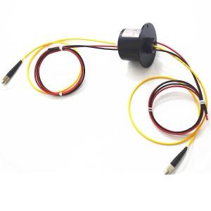 China Aluminum Alloy 1310Nm 1550 Nm Fiber Optic Rotary Joint With SM Connector factory