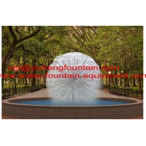 China CE Approval Dandelion Sphere Fountain Nozzles 1-1/2&quot; Brass With Chrome Material factory