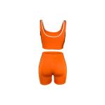 Pure Color Spring & Summer Sexy Sleeveless Vest Shorts Set 13 Colors