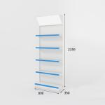 Gondola Medical Store Display Rack Steel Material Powder coating CE Certificate