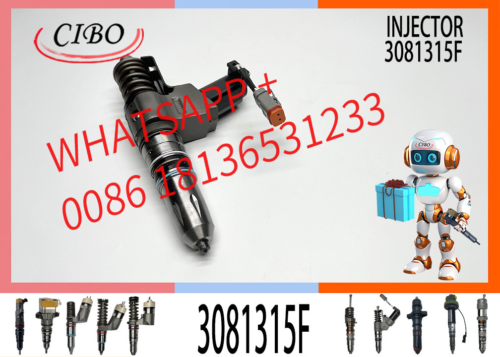 Diesel Fuel Injector 3081315 3073995F 3083846T 3083848F 3411766F 3080931F 3087558F for Cummins QSN14 N14