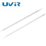 Semi White Plated Halogen Infrared Heating Pipe Water Based Paint Drying