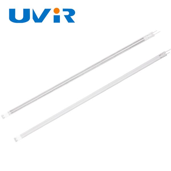 Semi White Plated Halogen Infrared Heating Pipe Water Based Paint Drying