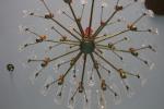 Customizable Color Bloomington Round Chandelier Brass Crystal Demension D 120cm