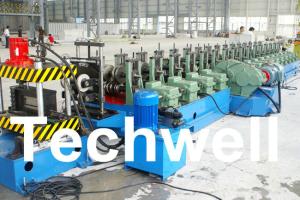 China 2.0mm Thickness Cable Ladder Profile Roll Forming Machine With 16 Steps Forming Station factory
