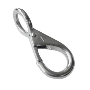 China Fixed Spring Snap Leash Hook Stainless Steel 316 for Marine Boat factory