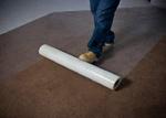 Clear Carpet Floor Protector Film , 300 ft Carpet Plastic Film With Good