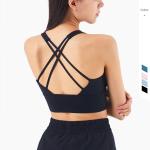 80% Nylon 20% Spandex Yoga Sports Bras Exercise Bra Tops SGS