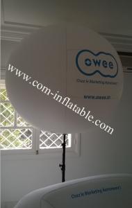 China led lighted tripod balloon for public, inflatable stand balloon with customized logo factory