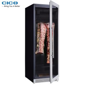 China Upright Slim Meat Dry Aging Refrigerator , Commercial Meat Refrigerator factory