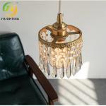 Fashion Hotel Indoor Modern Crystal Pendant Light Luxury Golden Color Decorative