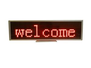 China P5 Electronice LED Display sign/led display board L1664R Red Color factory
