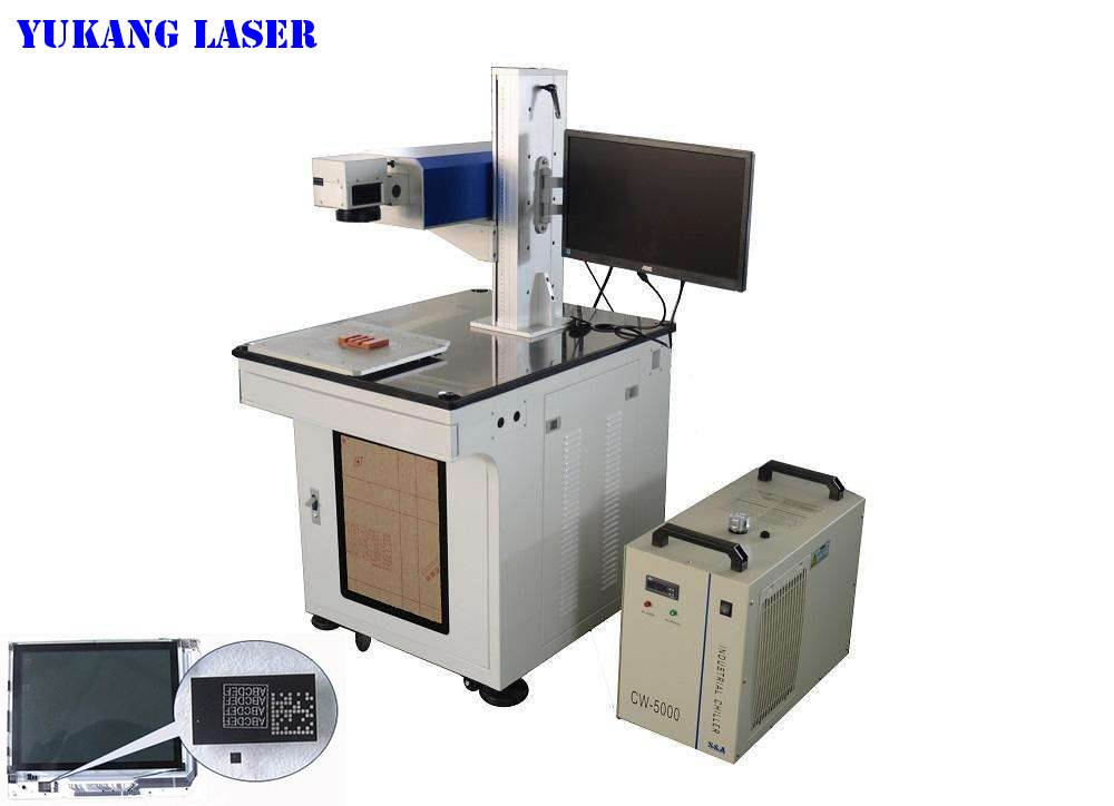 355 Nm Laser Beam UV Laser Engraving Machine Air Cooling Mode Stable Performance