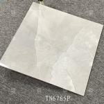 Full Body Gray Color Marble Look Porcelain Glossy Tile For Interior Floor And