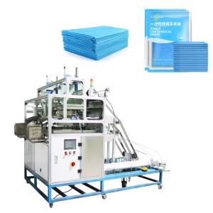 China SN-180 Medical Mattress Folding Wrapping Machine Stacking 220v factory
