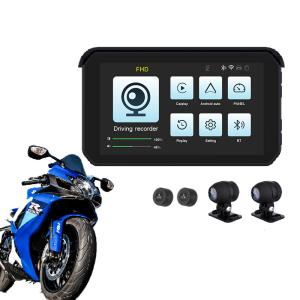 China Portable Motorcycle Navigation GPS 5 Inch Wireless Apple Carplay and Android Auto factory