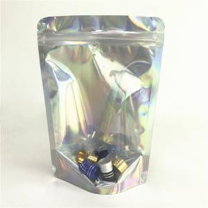 China Earring Gravure Printing Holographic Cosmetic Packaging Bag on sale