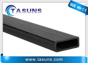 China High Strength Blank Surface Pultruded Carbon Fibre Rectangular Tube 20mm factory