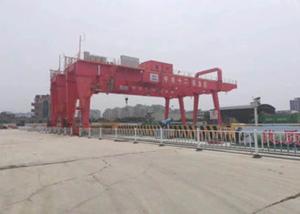 China Double Girder Industrial Gantry Crane , Electric Rail Mounted Gantry Crane on sale